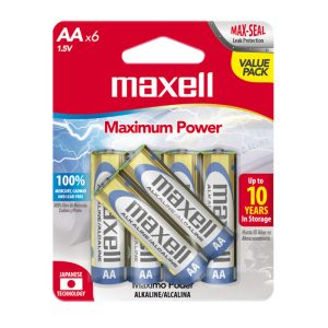 MAXELL PILAS ALKALINA AA LR06 4+2 PK 723413
