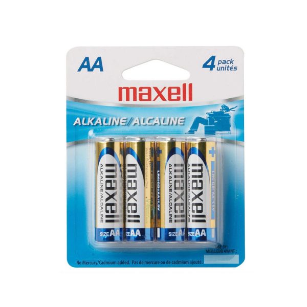 MAXELL PILAS ALKALINA AA LR6 4 PK 723465