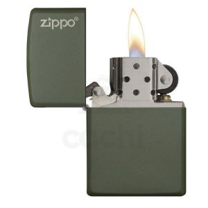 ZIPPO ENCENDEDOR GREEN MATTE 221