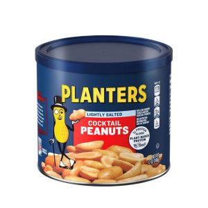 PLANTERS LIGHTLY SALTED COCKTAIL PEANUT 12OZ