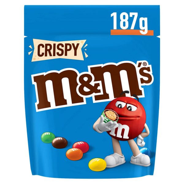 M&MS CRISPY POUCH 187 GRS 27x1