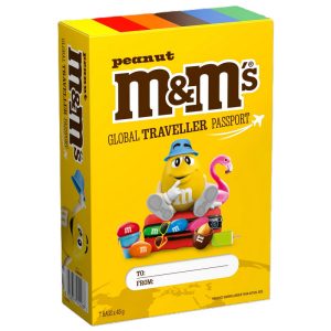 M&MS PEANUT PASSPORT 315G (7X45G) 15X1