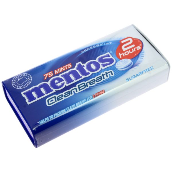 MENTOS MINT PEPPERMINT 52.5GR