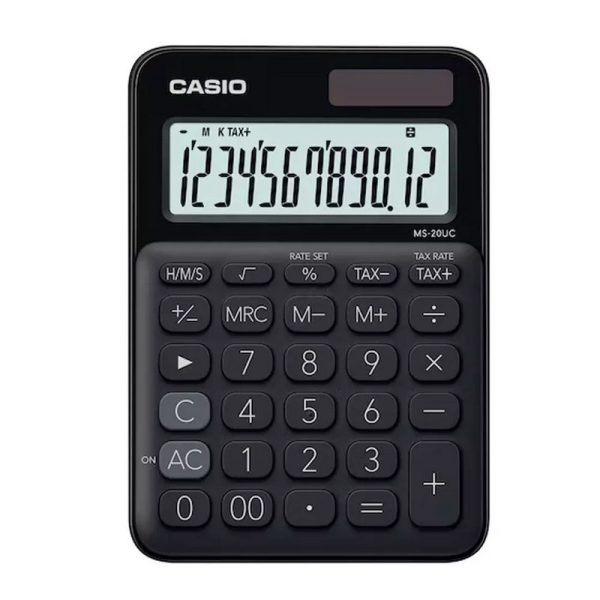 CASIO CALCULADORA DE ESCRITORIO MS-20UC-RG-W-DC