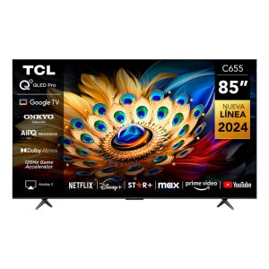 TCL TELEVISOR LED 85" SMART TV 4K QLED 85C655