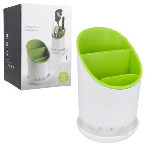 JOSEPH ESCURRIDOR DE CUBIERTOS BLANCO/VERDE 85031