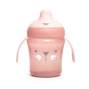 SUAV TAZA DE APRENDIZAJE 200 ML + 24M ROSA