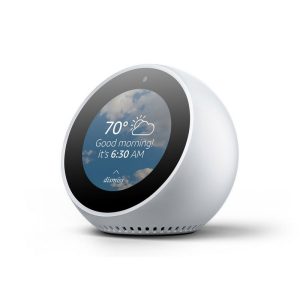 AMAZON RELOJ DESPERTADOR ECHO SPOT WHT B073SRJD46