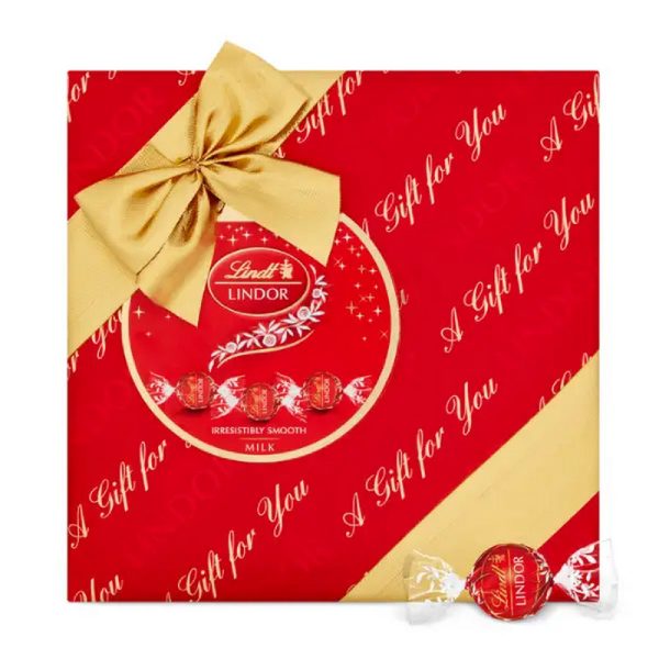 LINDT LINDOR GIFT BOX MILK SURT 287G