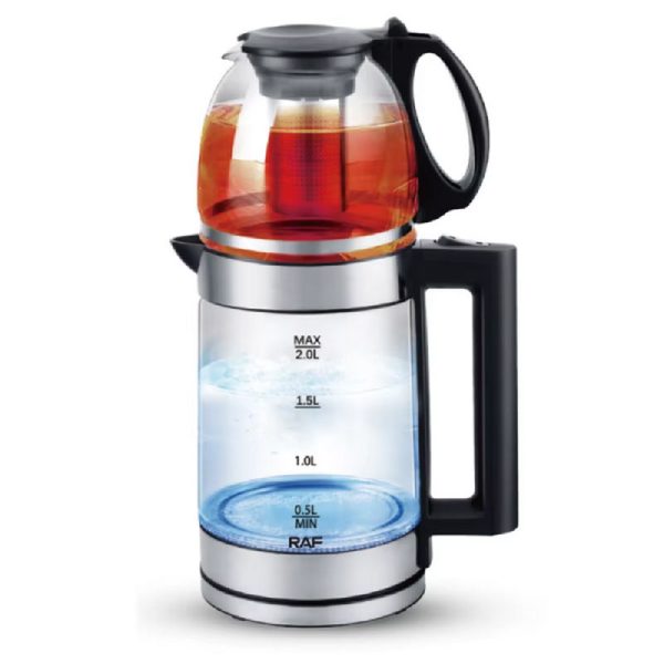 RAF JARRA Y TETERA ELECT VIDRIO 2L/ 0.8L R.7898