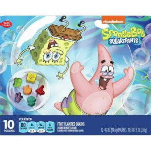BC BOB SPONGE FRT SNCKS ASRTD FRT 10CT8/8 OZ