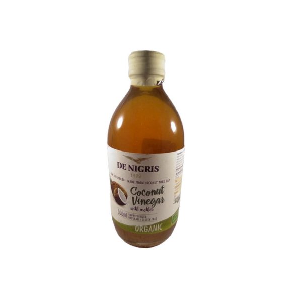 DE NIGRIS VINEGAR ORGANICO DE COCO 0.5LT