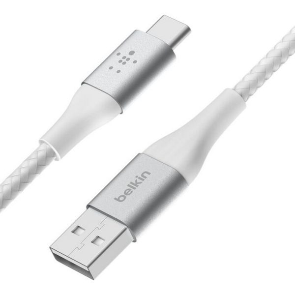 BELKIN CABLE BRAIDED USB-C TO USB-A 2MT WH CAB002