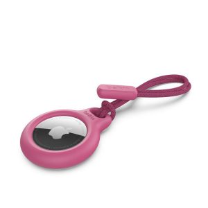 BELKIN CORREA HOLDER CON STRAP PARA AIRTAG PINK