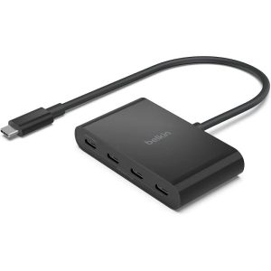 BELKIN CONNECT HUB USB-C CON 4 PUERTOS AVC018BTBK