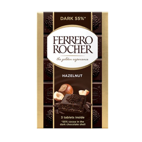 FERRERO ROCHER TABLETS DARK GRS 90X3