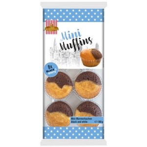 MEISTER MOLIN MINI MUFFINS BLACK & WHITE 180GR
