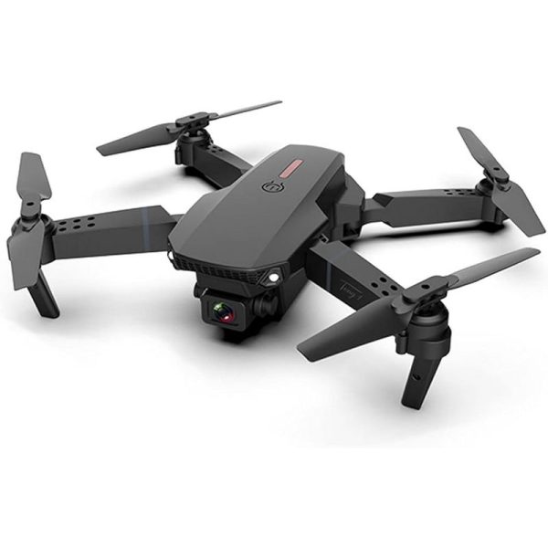 DRONE FOLDABLE V68 8K DUAL CAM BLK/PPL