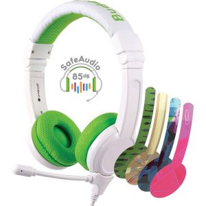 BUDDYPHONES AURICULAR KIDS WIRED SCHOOL GRN
