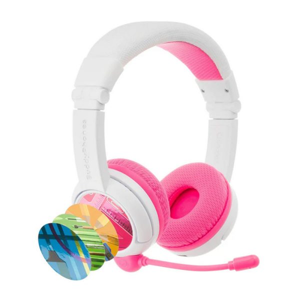BUDDYPHONES AURICULAR KIDS WIRED SCHOOL PNK
