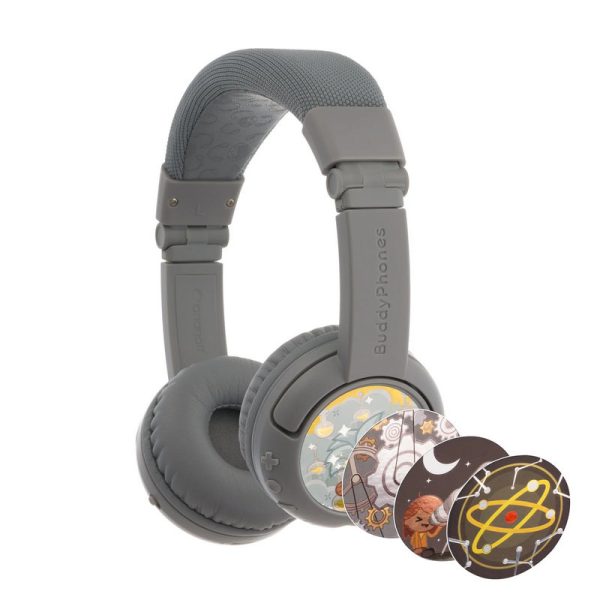 BUDDYPHONES AURICULAR KIDS BT PLAY PLUS GREY