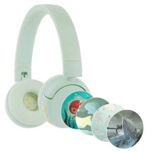 BUDDYPHONES AURICULAR KIDS BT POP FUN GREEN
