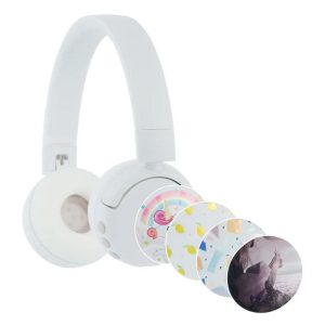 BUDDYPHONES AURICULAR KIDS BT POP FUN WHITE