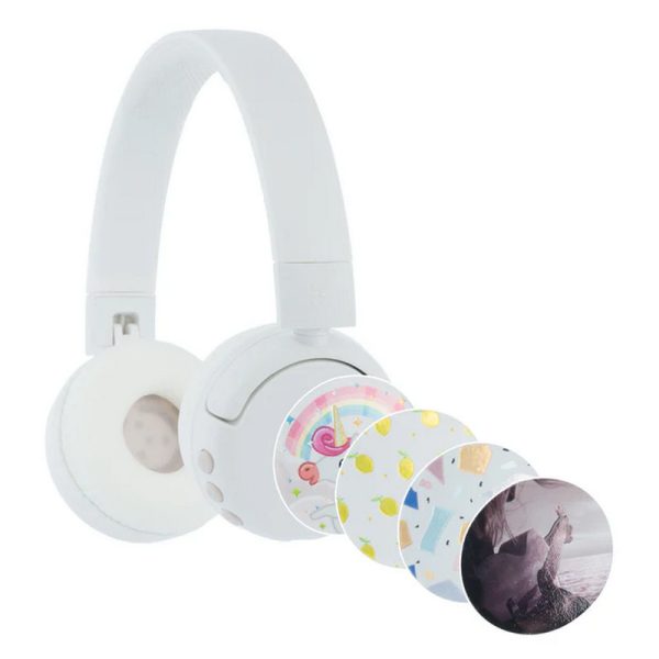 BUDDYPHONES AURICULAR KIDS BT POP FUN WHITE