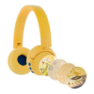 BUDDYPHONES AURICULAR KIDS BT POP FUN YELLOW