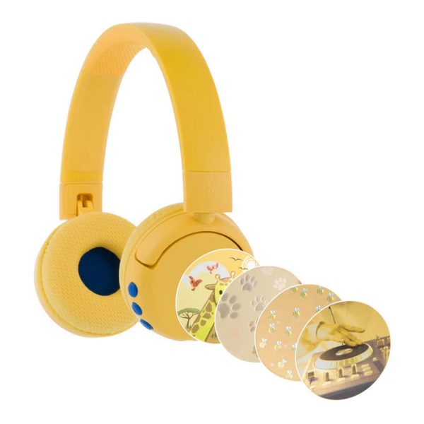 BUDDYPHONES AURICULAR KIDS BT POP FUN YELLOW