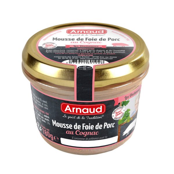 ARNAUD PATE DE HIGADO DE CERDO AL COGNAC