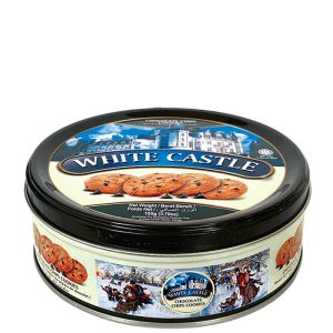 WHITE CASTLE BUTTER COOKIES CHOCO CHIPS LATA 105GR