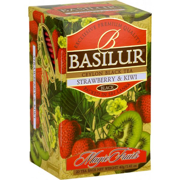 BASILUR STRAWBERRY & KIWI 20 SOBRES