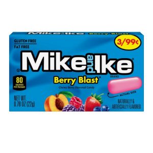 MIKE AND LIKE CANDY BERRY BLAST 22 GRS