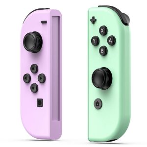 NINTENDO SWITCH CONTROL PURPLE/GREEN HAC-A-JAWAF