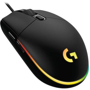 LOGITECH MOUSE GAMING G203 LIGHTSYNS BK ID023LOG01