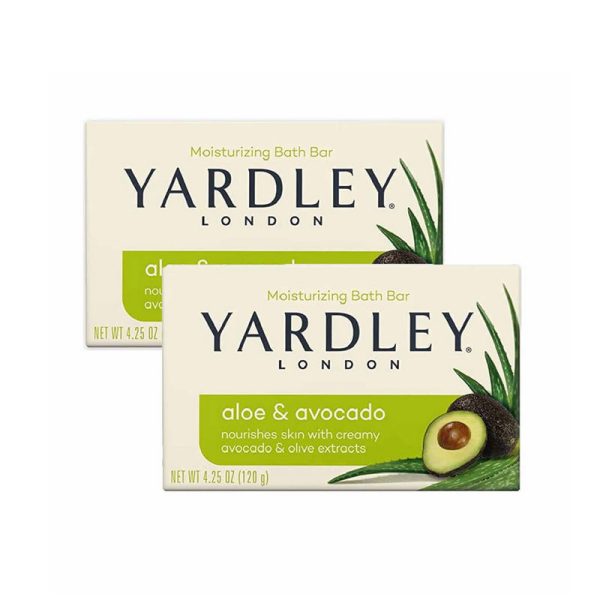 YARD YARDLEY ALOE & AVOCADO  JABON 2 X 120GR