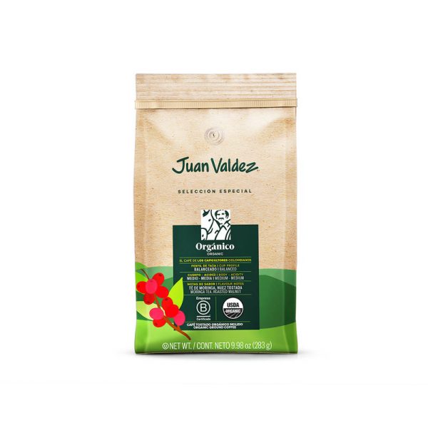 JV - CAFÉ JUAN VALDEZ ORGÁNICO MOLIDO 283 GRS