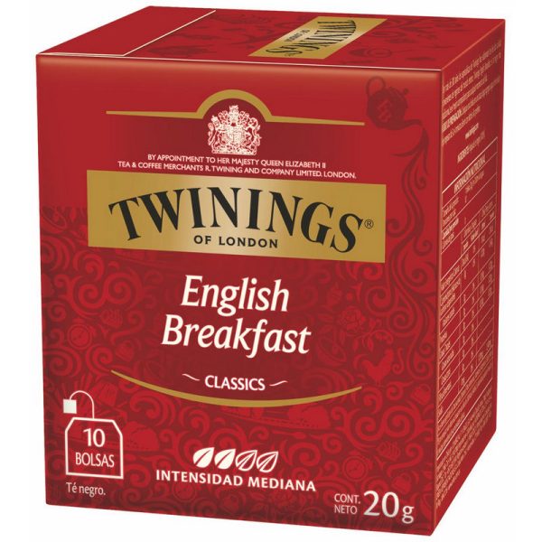 TWININGS ENGLISH BREAKFAST DISP. 10 SOBRES