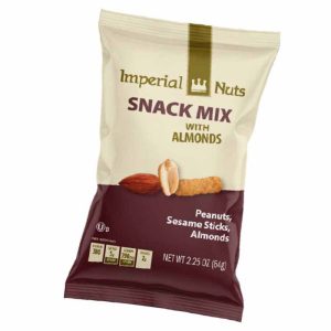 IMPERIAL SNACK MIX WITH ALMONDS 2.25 OZ