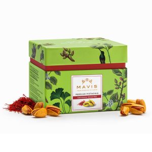 MAVIS SAFFRON ROASTED PISTACHO BOX 100 GR