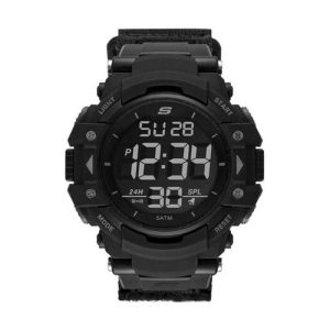 SKECHERS RELOJ SR1037 BK/SIL