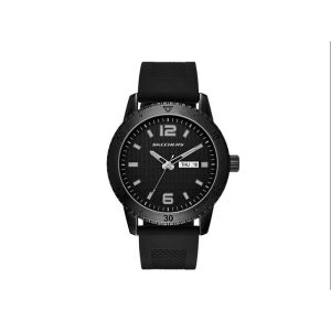SKECHERS RELOJ SR5000 BK TXT SIL