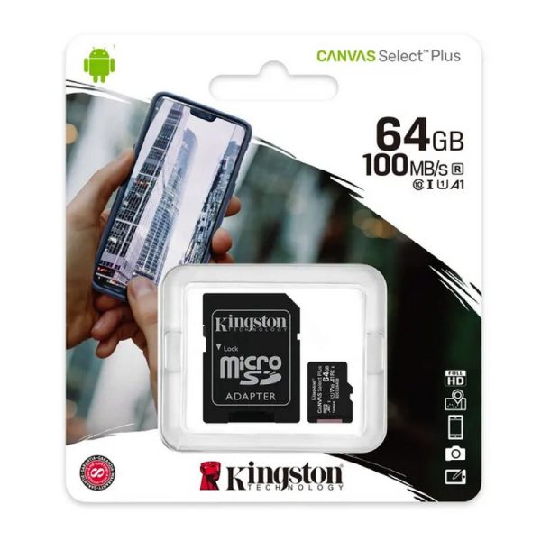 KINGSTON TARJETA MICRO SD 64GB SDCS3/64GB