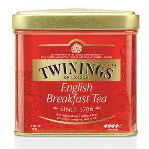 TWININGS ENGLISH BREAKFAST LATA. 200 GRS.
