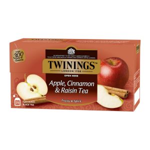 TWININGS APPLE CIN & RAISIN DISP. 25 SOBRES