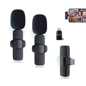 MICROFONO SOLAPERO INALAMBRICO F15-2 2 En 1