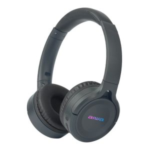 AIWA AURICULAR INALAMB BT PLEGABLES GRY AWK17G