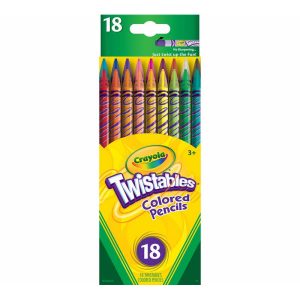 CRAYOLA 18 TWISTABLE COLORED PENCILS C687.418