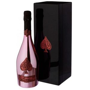 ARMAND DE BRIGNAC BRUT ROSE W/WOODEN BOX 0,75 LT.